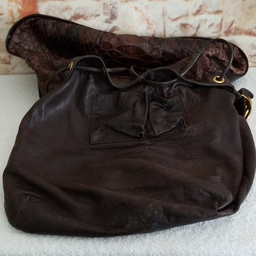 Gucci Python Interlocking Icon Shoulder Bag - image 8